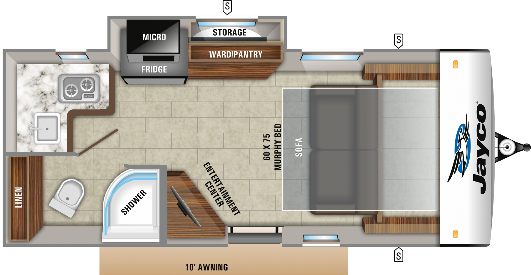 Jayco Hummingbird, 17MBS