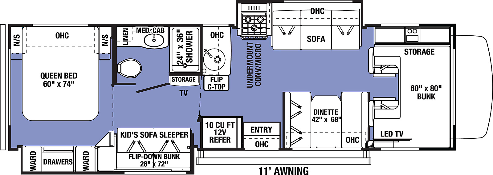 Forest River Sunseeker LE, 3250DSLE