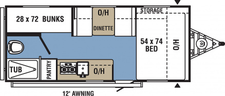 Coachmen Clipper Ultra-Lite, 17BH