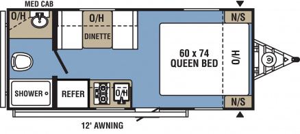 Coachmen Clipper Ultra-Lite, 17FQ