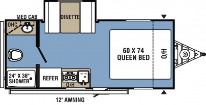 Coachmen Clipper Ultra-Lite, 17FQS