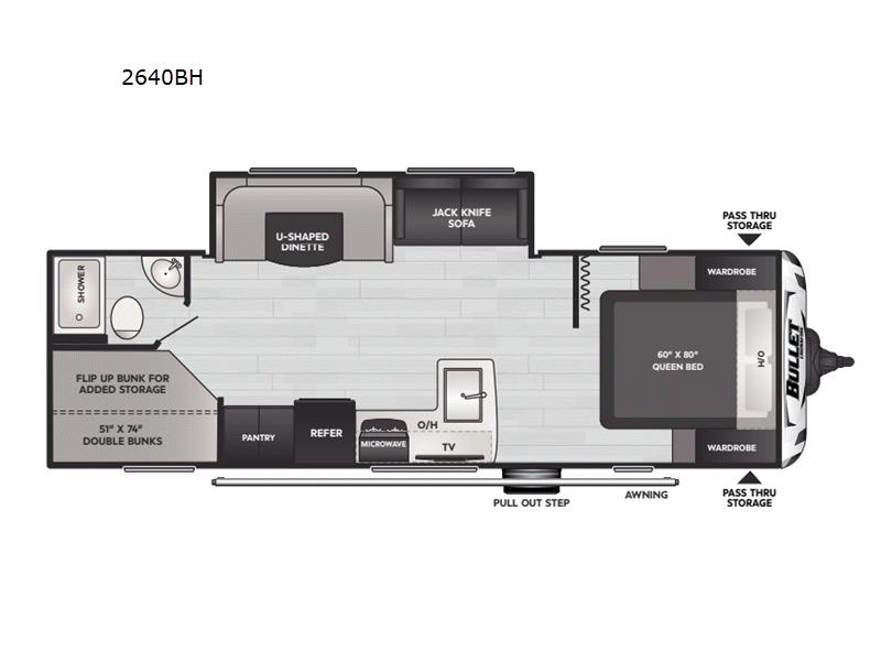 Keystone Bullet, 2640BH