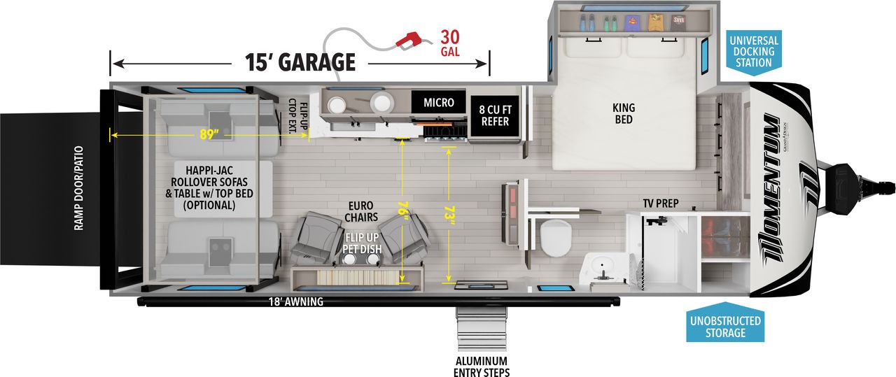 Grand Design Momentum G-Class TT, 23G