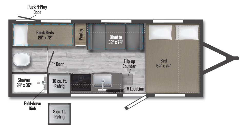Winnebago Micro Minnie, 1800BH