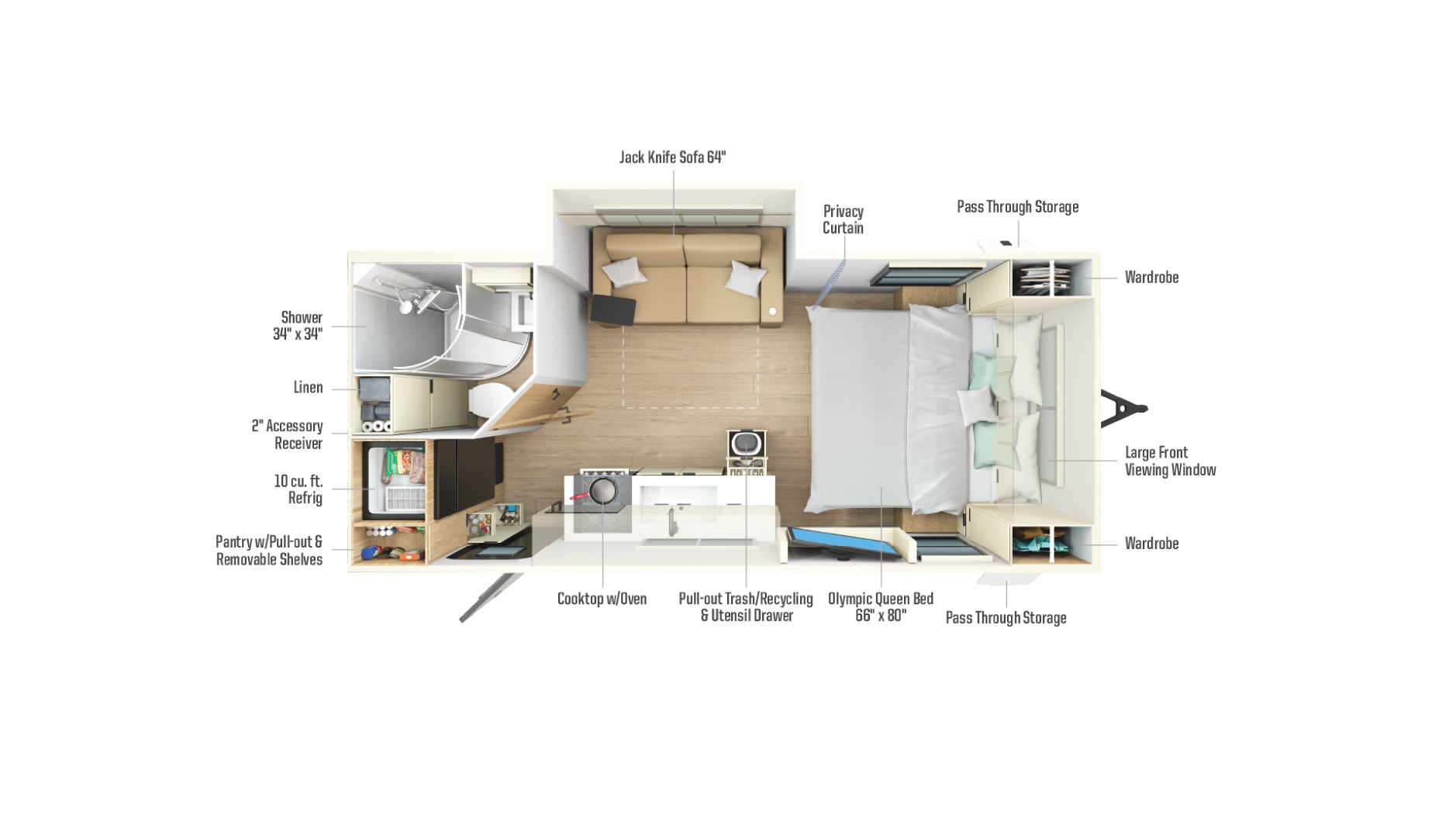 Winnebago Thrive, 18FBS