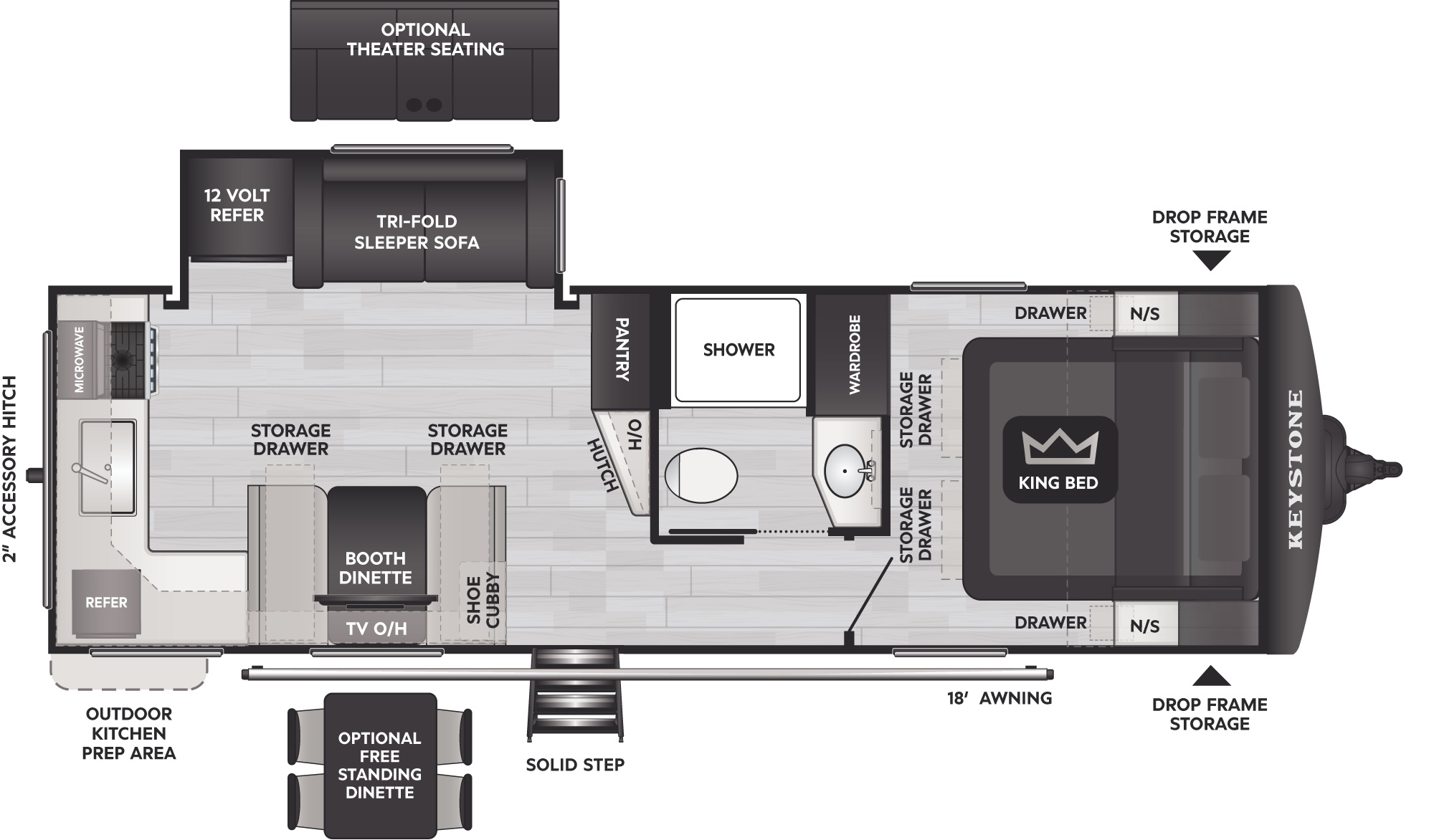 Keystone Cougar Half-Ton, 25MLE