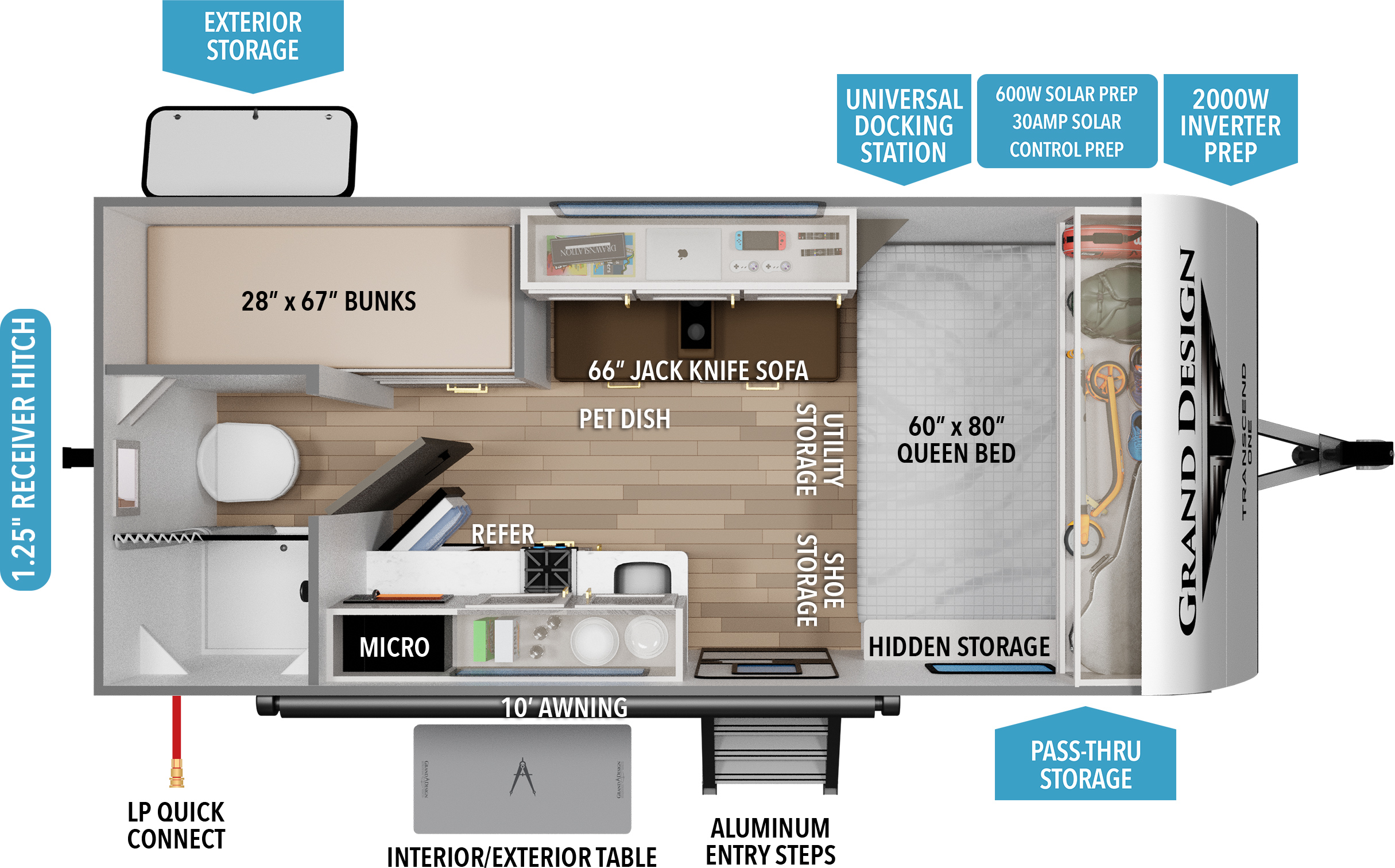 Grand Design Transcend One, 151BH